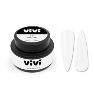 Polygel 01 transparente para extensión de uñas 50ml