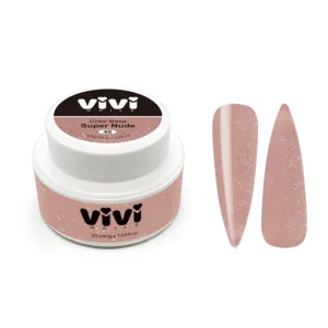 Cover base Super nude 40 con purpurina 50ml