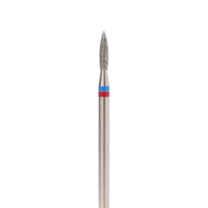 Fresa de diamante Llama CON punta grano roja-azul diámetro 21