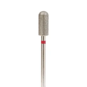 Fresa de diamante Cilindro redondo rojo grano fino diámetro 50
