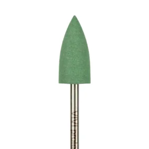 Fresa de silicona 8x18mm grano 240 verde