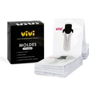 Moldes para extensiones de uñas pack 100 und.