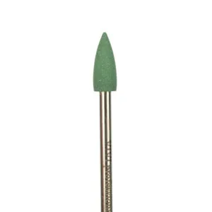 Fresa de silicona 4x12mm grano 240 verde