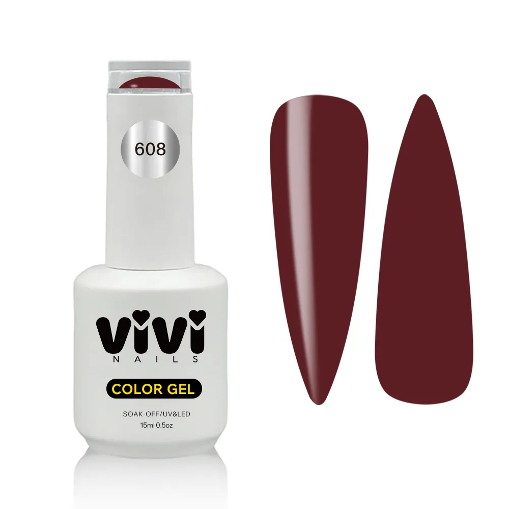 Color semipermanente 15ml sin HEMA sin TPO 608