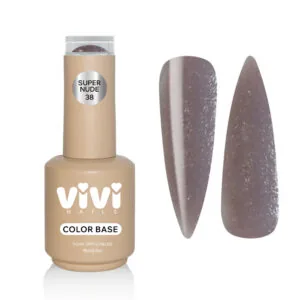 Cover base 15ml Super nude 38 con purpurina