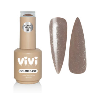 Cover base 15ml Super nude 39 con purpurina